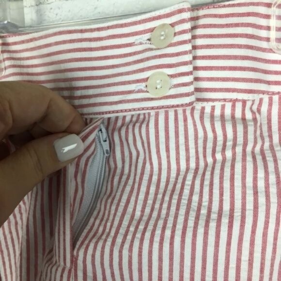 R.O.C. Legacy Collection Pink & White Stripe Seersucker Shorts Size 6 NWT - Picture 4 of 4